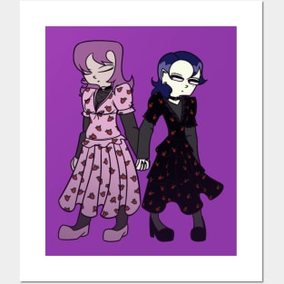 Strawberry lesbialiens Posters and Art